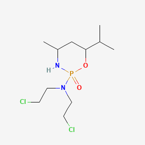 2H-1,3,2-Oxazaphosphorine, tetrahydro-2-(bis(2-chloroethyl)amino)-4-methyl-6-isopropyl-, 2-oxide