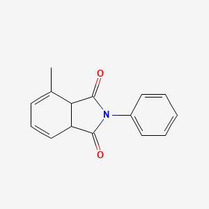 molecular formula C15H13NO2 B14432045 4-Methyl-2-phenyl-3a,7a-dihydro-1H-isoindole-1,3(2H)-dione CAS No. 75581-73-6