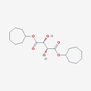 dicycloheptyl (2R,3R)-2,3-dihydroxybutanedioate