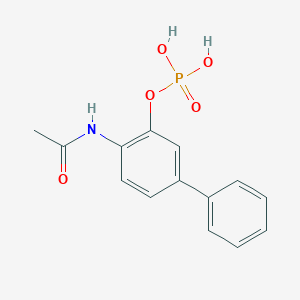 molecular formula C14H14NO5P B14432103 4-Acetamido[1,1'-biphenyl]-3-yl dihydrogen phosphate CAS No. 77273-71-3