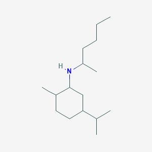 N-(Hexan-2-yl)-2-methyl-5-(propan-2-yl)cyclohexan-1-amine