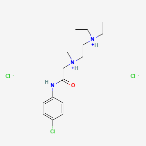 4'-Chloro-2-(2-(diethylamino)ethyl)methylaminoacetanilide dihydrochloride