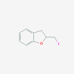 molecular formula C9H9IO B144323 2-(Iodomethyl)-2,3-dihydro-1-benzofuran CAS No. 59152-49-7