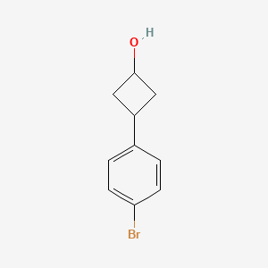 molecular formula C10H11BrO B1443230 3-(4-Bromophenyl)cyclobutanol CAS No. 1183047-51-9