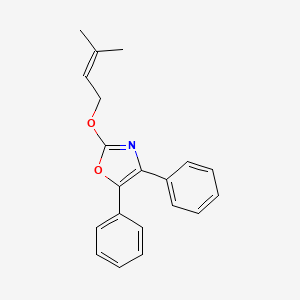 2-[(3-Methylbut-2-en-1-yl)oxy]-4,5-diphenyl-1,3-oxazole