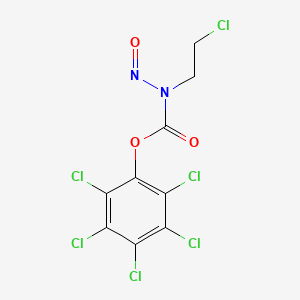 Pentachlorophenyl (2-chloroethyl)nitrosocarbamate