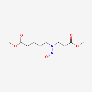 Methyl 5-(2-methoxycarbonylethylnitrosamino)pentanoate