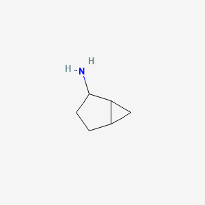 molecular formula C6H11N B1443236 Biciclo[3.1.0]hexan-2-amina CAS No. 1258639-94-9