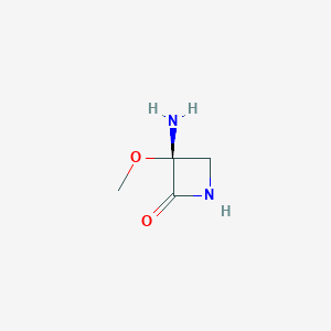 (3R)-3-Amino-3-methoxyazetidin-2-one