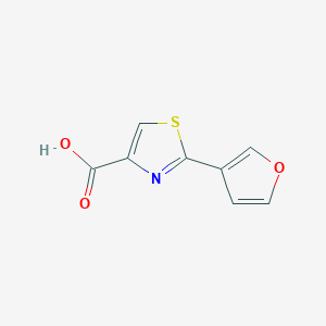 B1443243 2-(Furan-3-yl)-1,3-thiazole-4-carboxylic acid CAS No. 955400-59-6