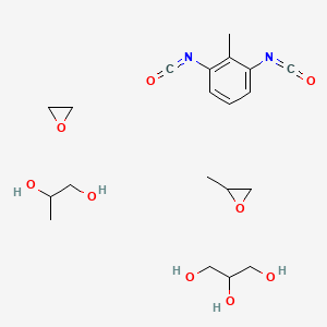 1,3-Diisocyanato-2-methylbenzene;2-methyloxirane;oxirane;propane-1,2-diol;propane-1,2,3-triol