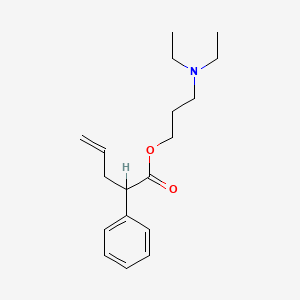 3-(diethylamino)propyl 2-phenylpent-4-enoate