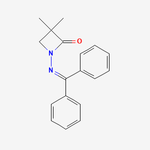 1-[(Diphenylmethylidene)amino]-3,3-dimethylazetidin-2-one