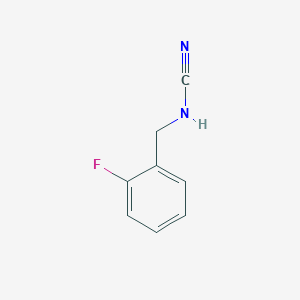 molecular formula C8H7FN2 B1443256 (2-Fluorobenzyl)cyanamide CAS No. 1249090-98-9