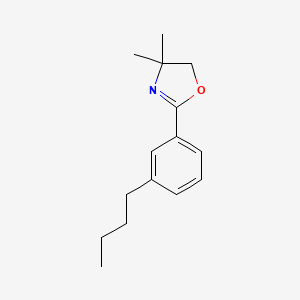 2-(3-Butylphenyl)-4,4-dimethyl-4,5-dihydro-1,3-oxazole