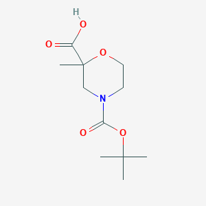 B1443258 4-(Tert-butoxycarbonyl)-2-methylmorpholine-2-carboxylic acid CAS No. 1205749-71-8