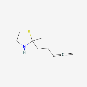 2-Methyl-2-(3,4-pentadienyl)thiazolidine