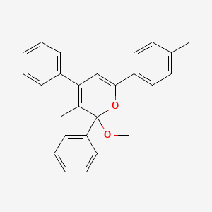 2-Methoxy-3-methyl-6-(4-methylphenyl)-2,4-diphenyl-2H-pyran