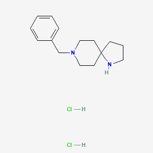 molecular formula C15H24Cl2N2 B1443260 8-苯甲基-1,8-二氮杂螺[4.5]癸烷二盐酸盐 CAS No. 1159822-78-2