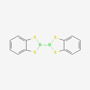 molecular formula C12H8B2S4 B14432611 2,2'-Bi-1,3,2-benzodithiaborole CAS No. 78336-55-7