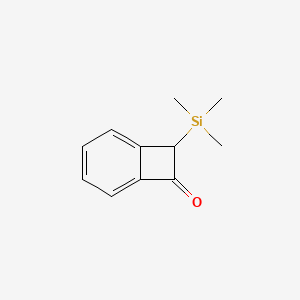 Bicyclo[4.2.0]octa-1,3,5-trien-7-one, 8-(trimethylsilyl)-