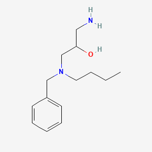 2-Propanol, 1-amino-3-[butyl(phenylmethyl)amino]-