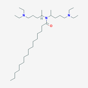 N,N-bis[5-(diethylamino)pentan-2-yl]hexadecanamide