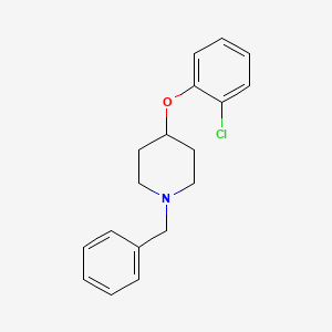 molecular formula C18H20ClNO B1443272 1-Benzyl-4-(2-chlorophenoxy)piperidine CAS No. 900512-07-4