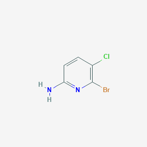 molecular formula C5H4BrClN2 B1443273 6-溴-5-氯吡啶-2-胺 CAS No. 1004294-58-9