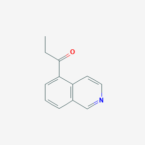 molecular formula C12H11NO B1443274 1-(Isoquinolin-5-YL)propan-1-one CAS No. 1053656-01-1