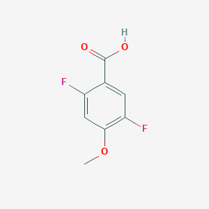 molecular formula C8H6F2O3 B1443277 2,5-Difluoro-4-methoxybenzoic acid CAS No. 1060739-01-6