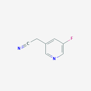 molecular formula C7H5FN2 B1443283 2-(5-Fluoropyridin-3-YL)acetonitrile CAS No. 39891-06-0