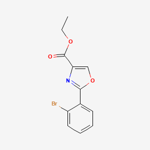 2-(2-Bromo-phenyl)-oxazole-4-carboxylic acid ethyl ester