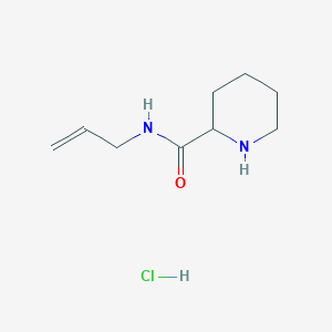 molecular formula C9H17ClN2O B1443307 N-烯丙基-2-哌啶甲酰胺盐酸盐 CAS No. 1236255-00-7