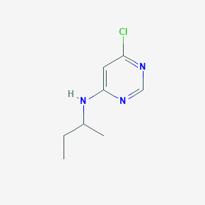 molecular formula C8H12ClN3 B1443308 N-(仲丁基)-6-氯-4-嘧啶胺 CAS No. 1220035-13-1