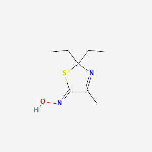 (NZ)-N-(2,2-diethyl-4-methyl-1,3-thiazol-5-ylidene)hydroxylamine