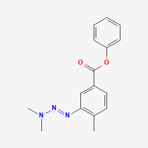 Phenyl 3-(3,3-dimethyltriazeno)-p-toluate