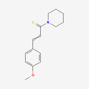 3-(4-Methoxyphenyl)-1-(piperidin-1-yl)prop-2-ene-1-thione