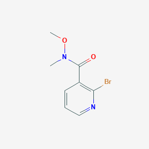 molecular formula C8H9BrN2O2 B1443328 2-溴-N-甲氧基-N-甲基吡啶-3-甲酰胺 CAS No. 1260913-24-3