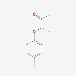 molecular formula C10H11IO2 B1443332 3-(4-碘苯氧基)丁烷-2-酮 CAS No. 30343-26-1