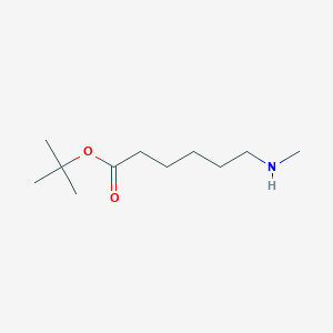 molecular formula C11H23NO2 B1443333 6-甲基氨基己酸叔丁酯 CAS No. 1100364-15-5