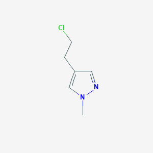 B1443334 4-(2-chloroethyl)-1-methyl-1H-pyrazole CAS No. 1093881-63-0