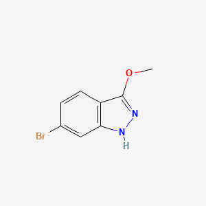 molecular formula C8H7BrN2O B1443338 6-Bromo-3-methoxy-1H-indazole CAS No. 938062-38-5