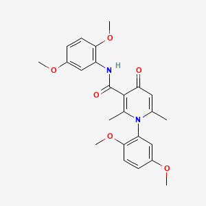 Nicotinamide, 1,4-dihydro-N,1-bis(2,5-dimethoxyphenyl)-2,6-dimethyl-4-oxo-