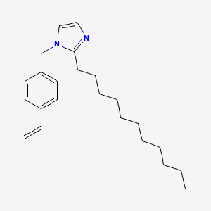 1-[(4-Ethenylphenyl)methyl]-2-undecyl-1H-imidazole