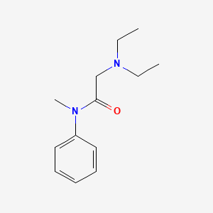 molecular formula C13H20N2O B14433429 2-(diethylamino)-N-methyl-N-phenylacetamide CAS No. 74816-22-1