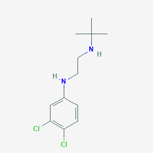 N~1~-tert-Butyl-N~2~-(3,4-dichlorophenyl)ethane-1,2-diamine