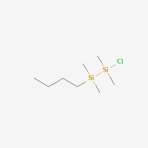 1-Butyl-2-chloro-1,1,2,2-tetramethyldisilane