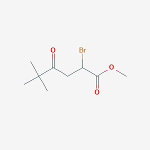 Methyl 2-bromo-5,5-dimethyl-4-oxohexanoate