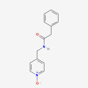 N-[(1-Oxo-1lambda~5~-pyridin-4-yl)methyl]-2-phenylacetamide